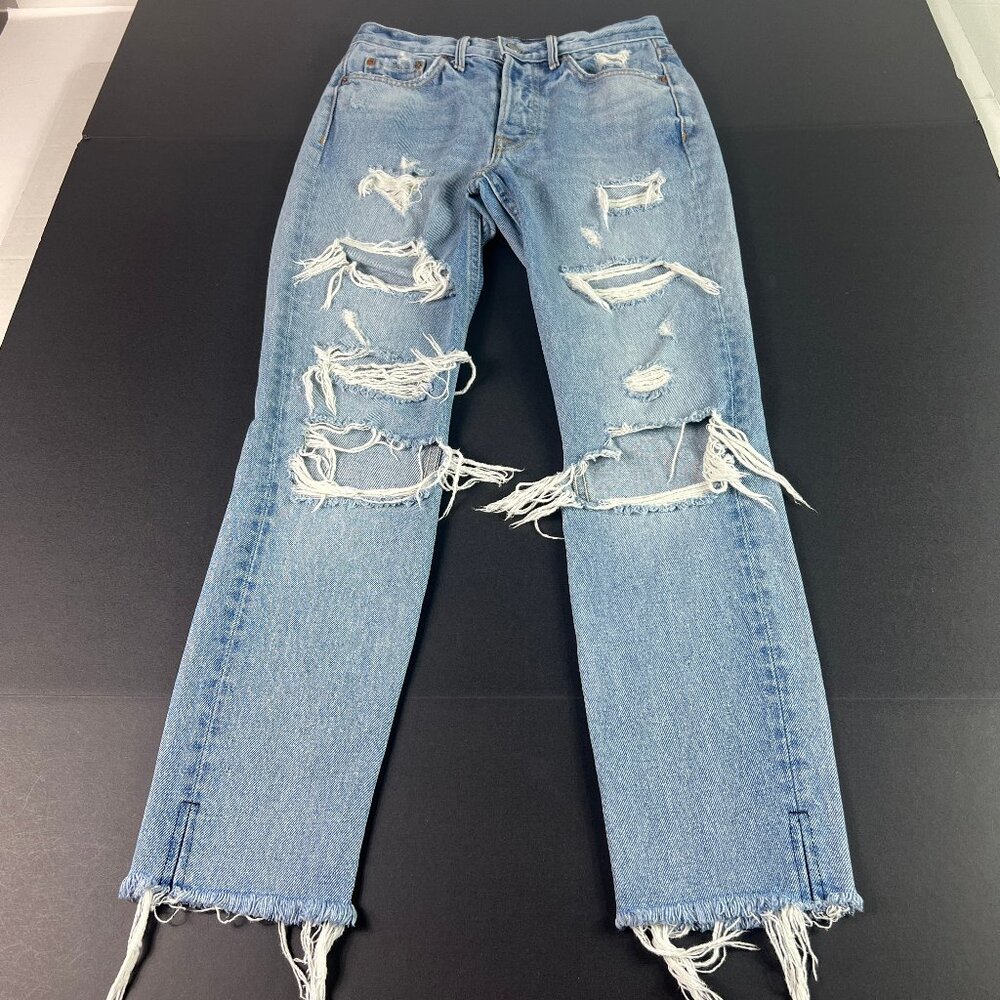 GRLFRND Jeans Women's 27x26* Karolina High Rise Skinny Cropped Blue Denim Tag 25